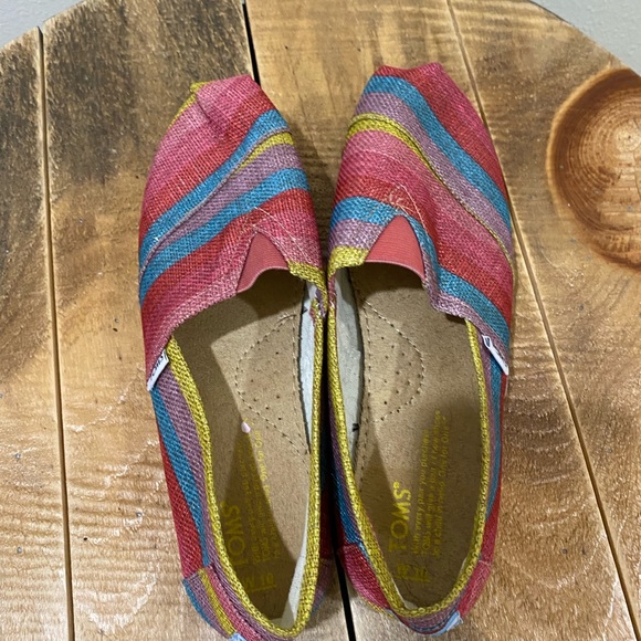 Womens Striped Toms Size 9 - Picture 4 of 8